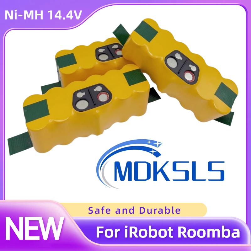 4S Lipo Battery 14.8V 6000Mah - Akku für IRobot Roomba 5000mAh 14,4V