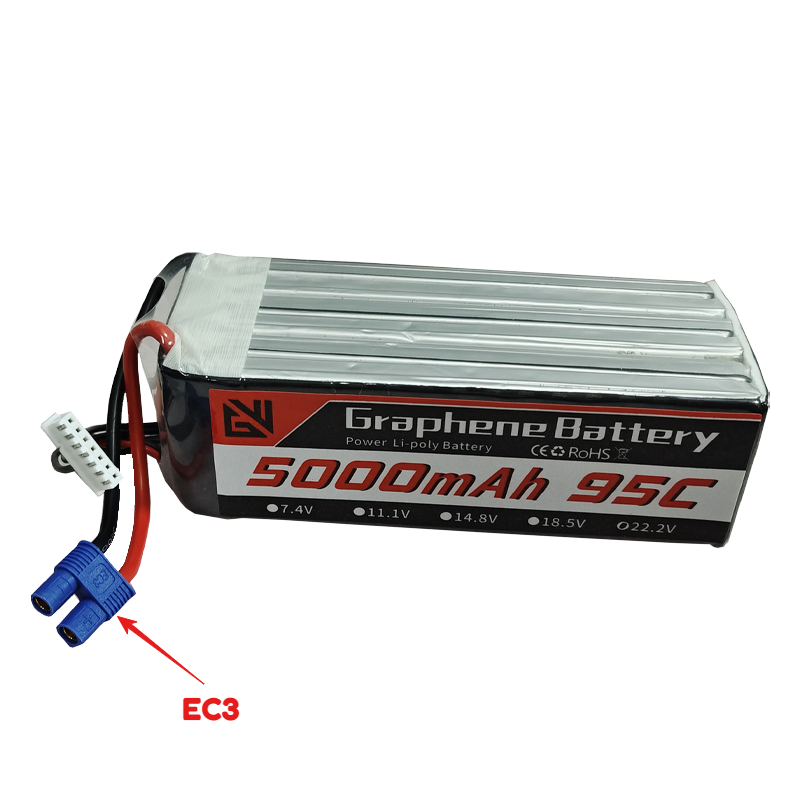 95C Hochleistungs-6S 5000mAh L – 6S Lipo Battery 22.2V 5000Mah Bewertung und Preis