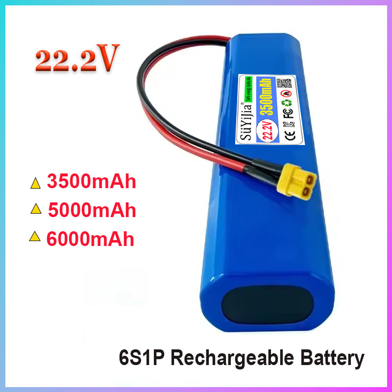 Hochleistungs-6S1P 22,2V 5000m – 6S Lipo Battery 22.2V 5000Mah Bewertung und Preis