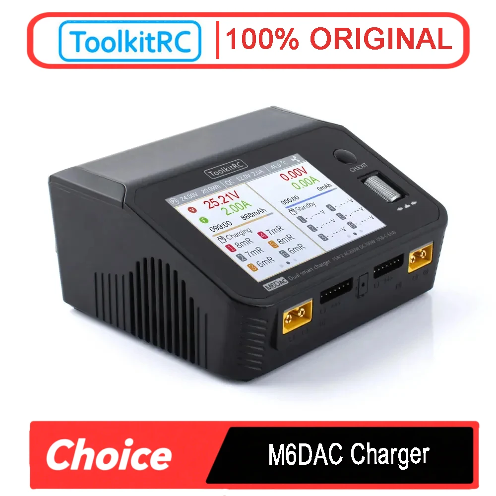 ToolkitRC M6DAC Dual-Channel 7 – Toolkitrc M6Dac Smart Charger Bewertung und Preis