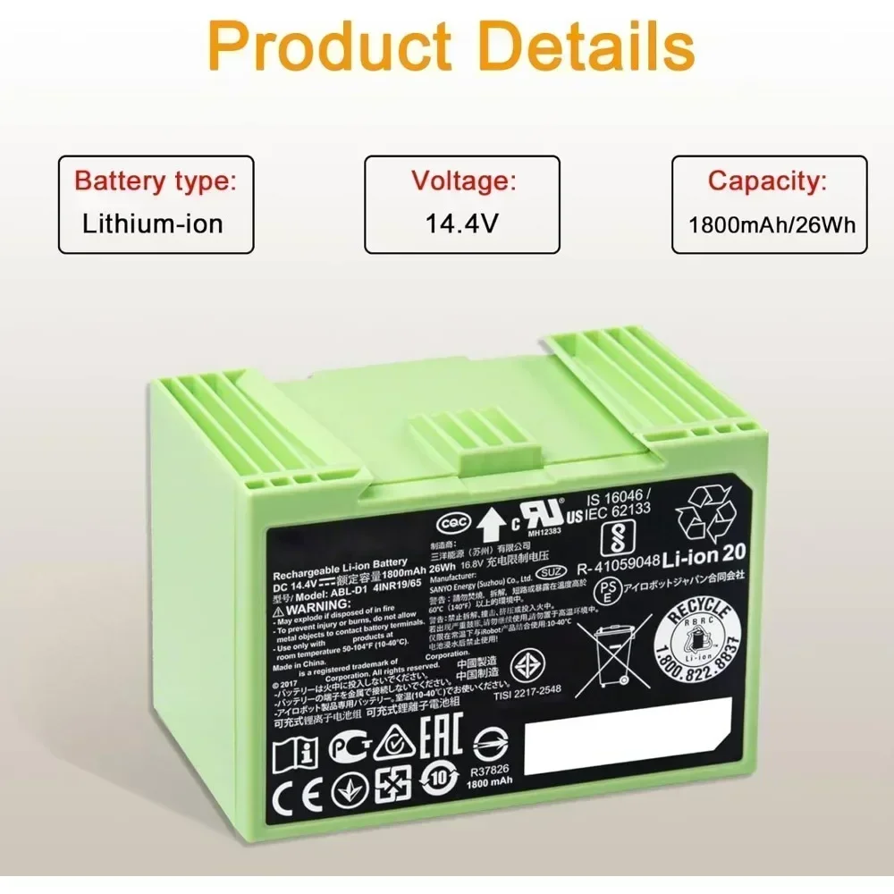 Wiederaufladbarer 14,4V 5000mA – 4S Lipo Battery 14.8V 6000Mah Bewertung und Preis