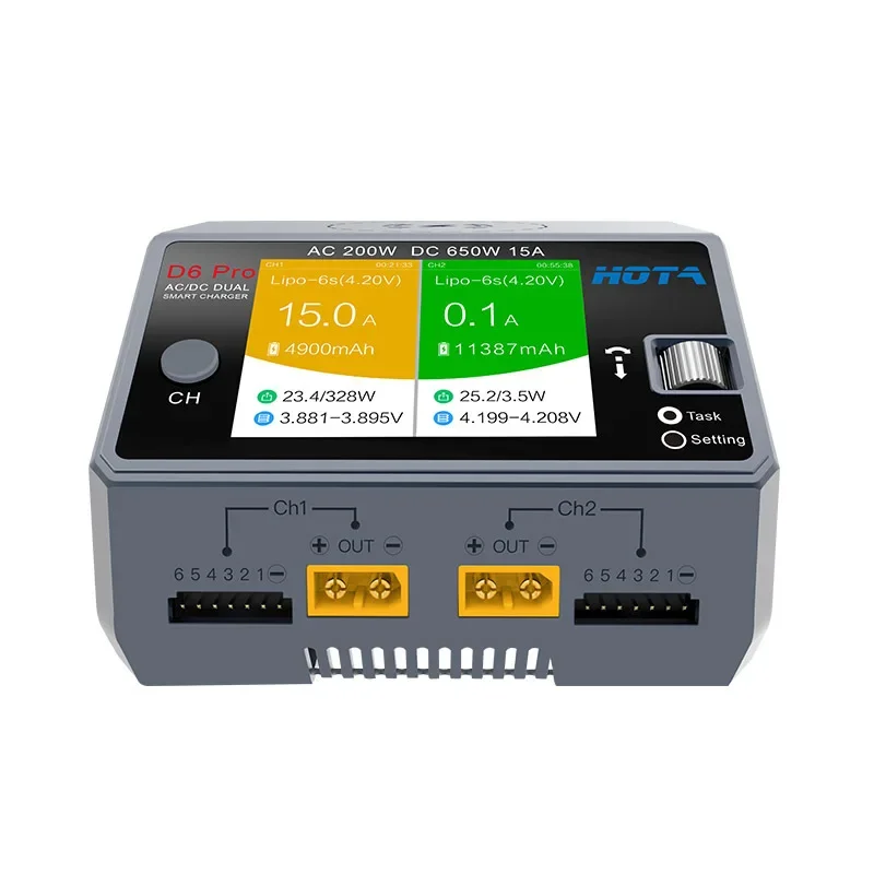 HOTA D6 Pro 650W Dual-Channel  – Hota D6 Pro Dual Lipo Charger Bewertung und Preis